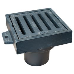 GY PARKINGAFVOERPUT KM 200X200 VERT.ø110MM M125 VERGRENDELD